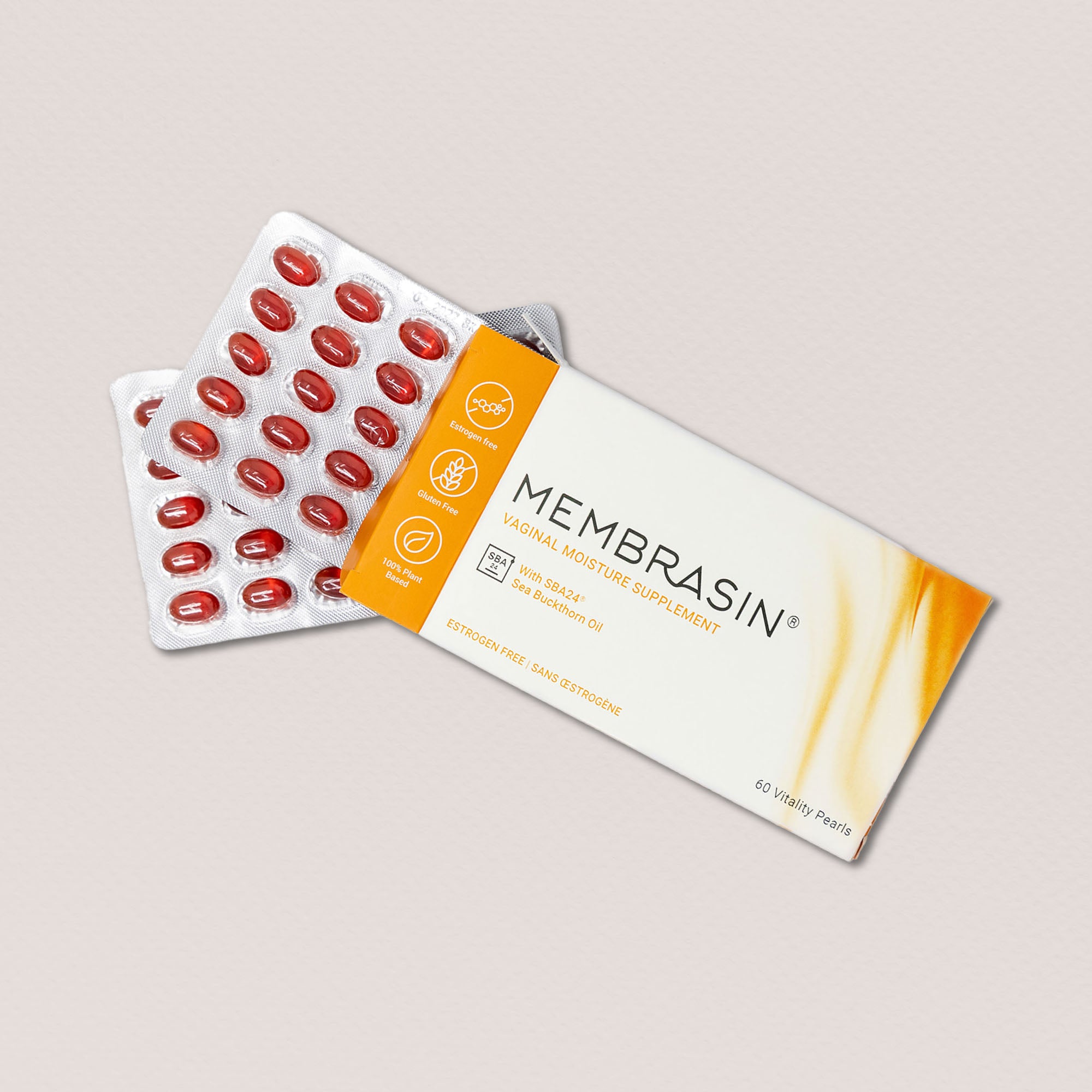 Membrasin® Vitality Pearls | Daily Vaginal Moisture Support